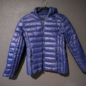 Vibrant Purple Armani Exchange Puffer